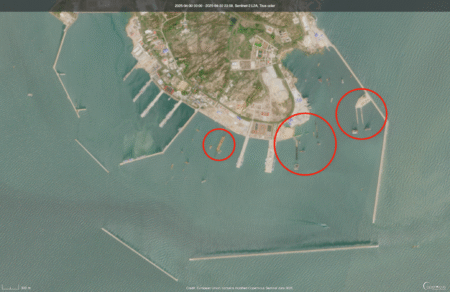 Satellite Photos Capture China Expanding Strategic Aircraft Carrier Base