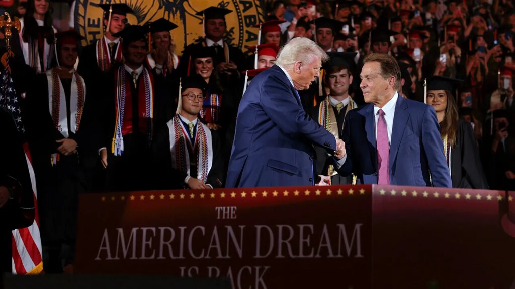 Trump raves about Alabama’s winning ‘brand’ at school’s commencement: ‘Where legends are made’