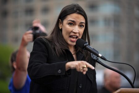 Hysterical town hall attendee interrupts AOC, yells about ‘genocide’ in Gaza: ‘You’re a liar!’