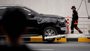 Car crash at airport in the Philippines kills at least 2, including young girl