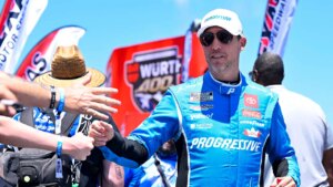 Denny Hamlin’s vehicle catches fire in frightening scene at Texas Motor Speedway