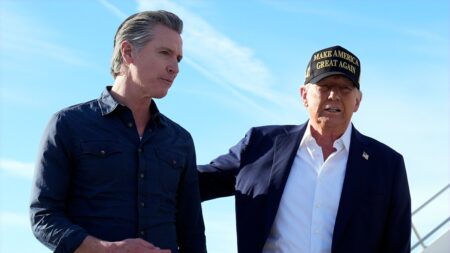 Trump dares Newsom to run in 2028, slams record on LA wildfires