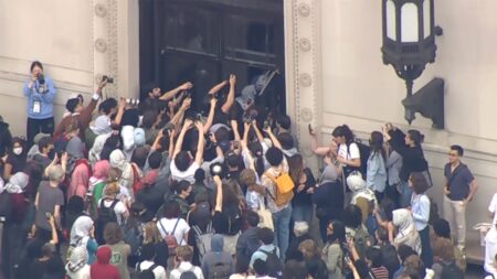 Columbia’s acting president slams storming of campus library by anti-Israel agitators: ‘Utterly unacceptable’