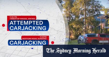 Four teens arrested over string of alleged carjackings in Melbourne