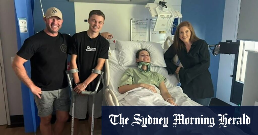 Paralysed teenager’s inspiring path to recovery