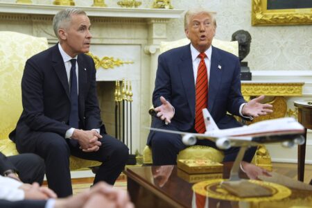 Trump inks trade deal with UK, previews China trade negotiations during 16th week in office