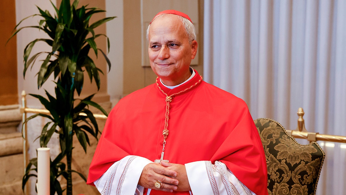 Newly elected Pope Leo XIV, formerly known as Cardinal Robert Francis Prevost