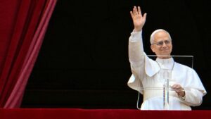 Pope Leo delivers first ‘Regina Caeli’ prayers from St. Peter’s balcony
