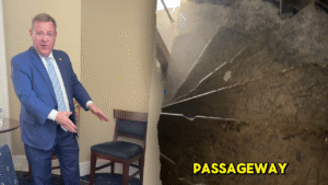 Congressman reveals hidden secret passageway from America’s founding under Capitol floorboards