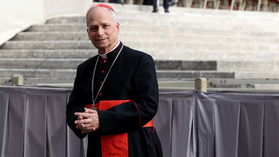 Pope Leo XIV in black