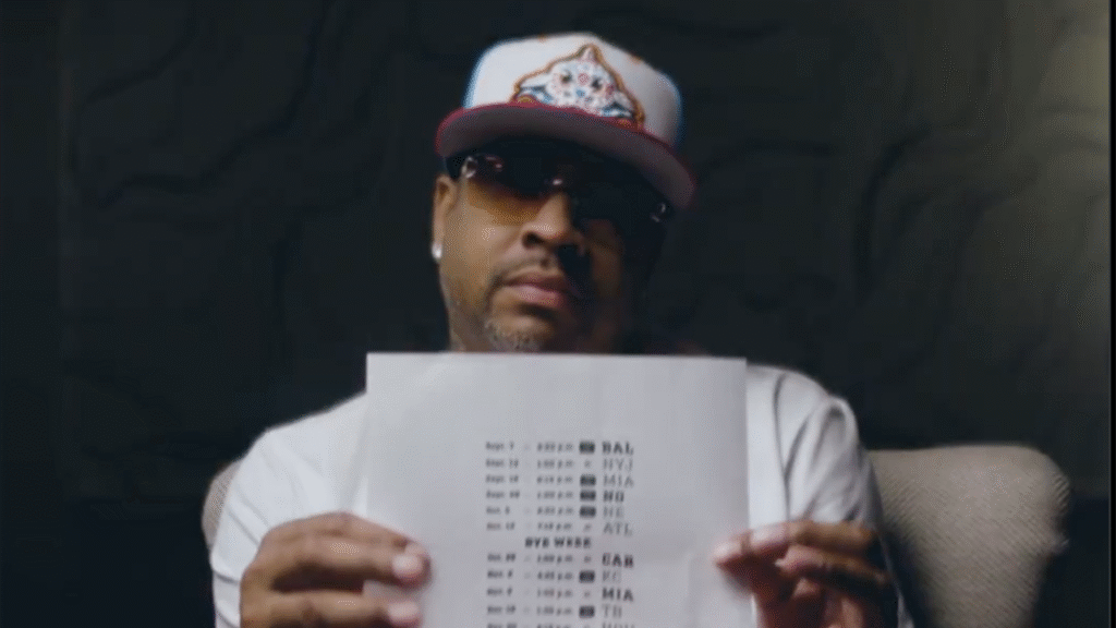Bills recruit NBA legend Allen Iverson for creative NFL schedule release