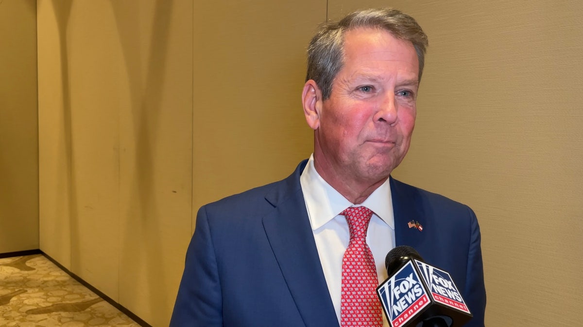 Gov. Brian Kemp of Georgia stands for an interview with Fox News Digital, his first after being elected Republican Governors Association chair, on Nov. 20, 2024 on Marco Island, Florida.