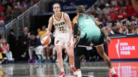 Caitlin Clark furious with WNBA refs after they failed to whistle a foul by Natasha Cloud for hard contact