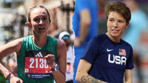 New mom marathoner says Olympian helped spark threats and hate against her for opposing trans inclusion