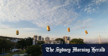 Maroons sponsor XXXX promotes the State of Origin opener in Brisbane