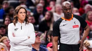 Fever coach Stephanie White reveals she was fined over apparent criticism of WNBA officiating