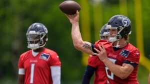 Will Levis says losing Titans’ starting job to Cam Ward ‘sucks,’ but he’s staying positive