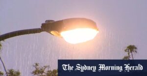 Perth residents brace for heavy rain, damaging winds