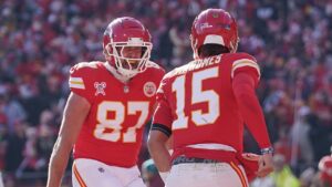 Patrick Mahomes says Travis Kelce ‘doesn’t seem like a guy’ who’s retiring soon
