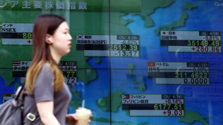 Asian stocks gain after China teases US tariff talks
