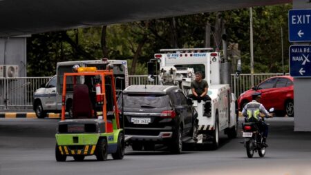Four-year-old girl among two dead in Manila airport car crash, says Red Cross