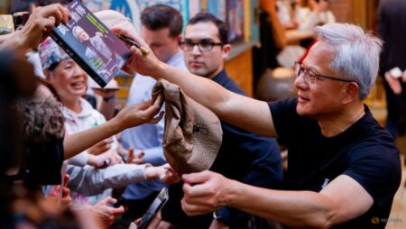 Nvidia’s Huang sparks ‘Jensanity’ in Taiwan with AI hero’s welcome