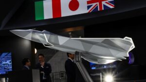 Japan flexes defence ambitions at arms show