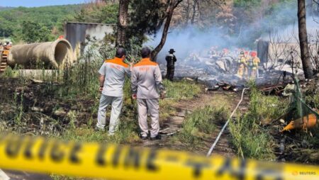 Navy patrol plane crashes in South Korea, killing four