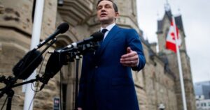 Poilievre to address his caucus today, before they return to the House without him