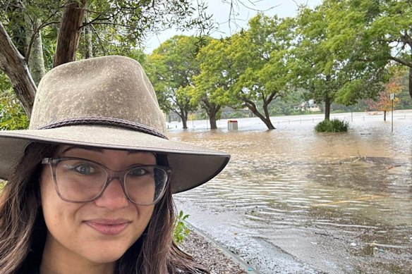 Kempsey Mayor Kinne Ring posted this image of flooding on social media yesterday.