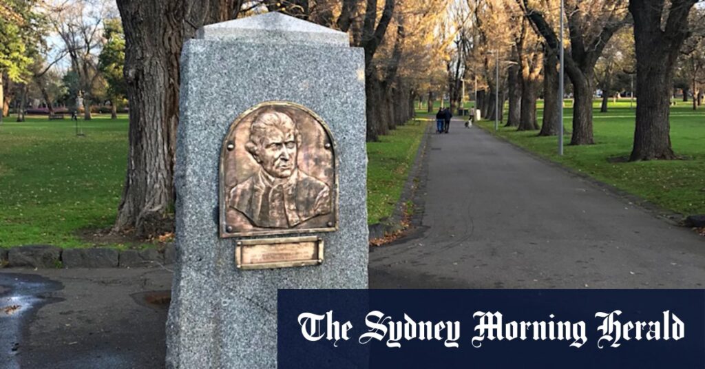 Captain Cook memorial removed from Melbourne park after repeated vandalism around Australia Day