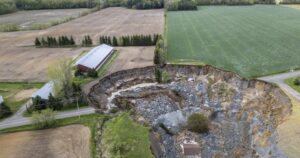 ‘The path disappeared:’ Landslide sweeps away home and road northeast of Montreal