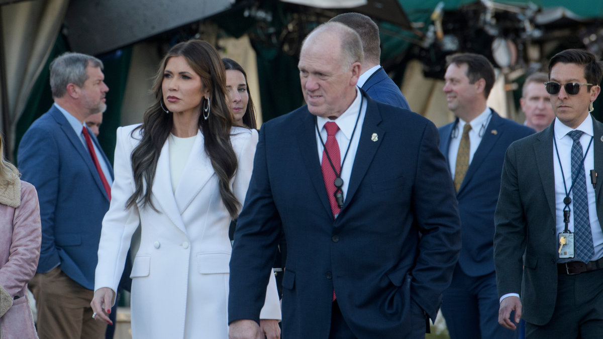 Noem with Tom Homas