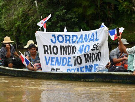 Photos: Local communities vow to fight new Panama Canal reservoir