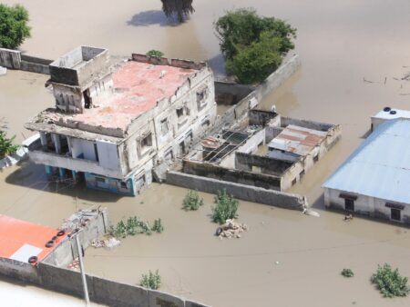 Photos: Heavy rains cause flooding in Somalia’s Mogadishu, killing seven