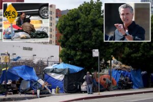 California Gov. Newsom calls on cities to ban homeless encampments on public property
