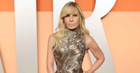 Donatella Versace Defies Time as She Celebrates Her 70th Birthday Watching George Clooney’s Play