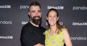 Kylie Kelce Shares She Still Wears Her Maternity Clothes 8 Weeks Postpartum