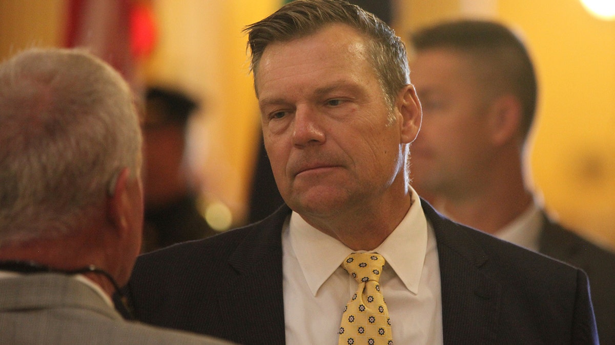 Kobach closeup shot