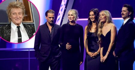 Rod Stewart’s Kids Have Surprise Reunion at 2025 AMAs to Present Him With Lifetime Achievement Award