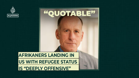 Afrikaners landing in US with refugee status is “deeply offensive”