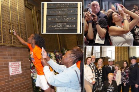 51 names added to NYPD’s hallowed Wall of Heroes, including slain Detective Jonathan Diller: ‘The very best of us’