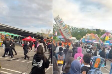 300 teens force shutdown of New Jersey carnival after TikTok-inspired meetup descends into chaos and spreads to nearby mall