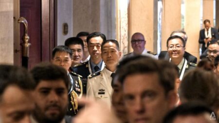 China rejects ‘groundless accusations’ at Shangri-La Dialogue, says it opposes unilateralism, hegemonic bullying
