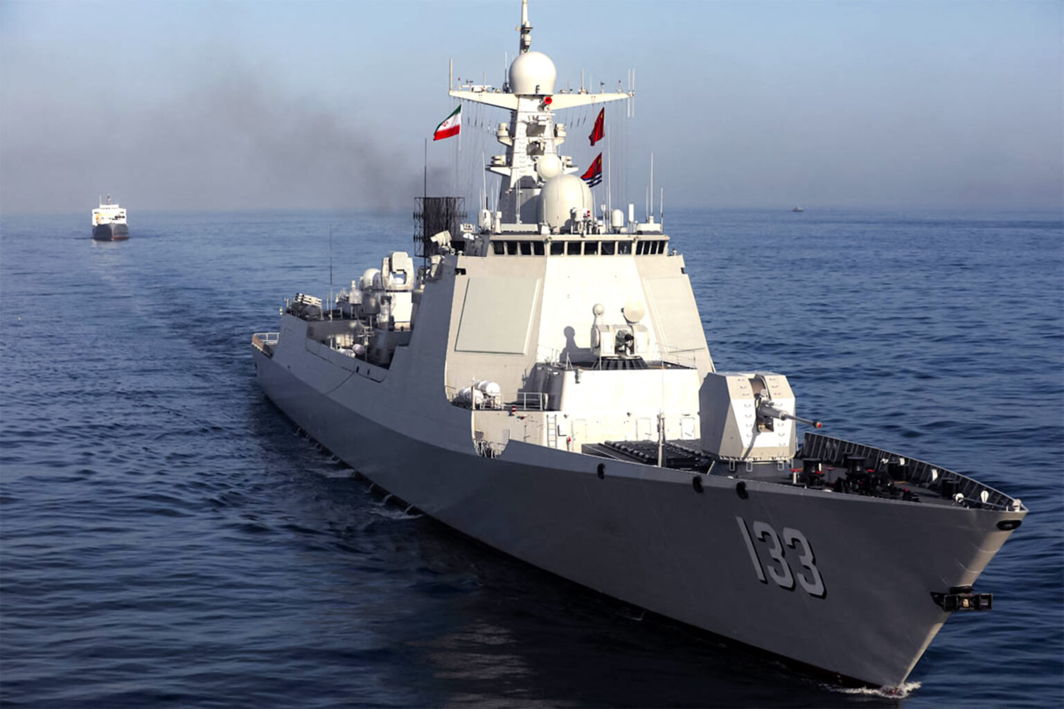 Chinese Warship Shows Up Amid Rising US-Iran Threat of War