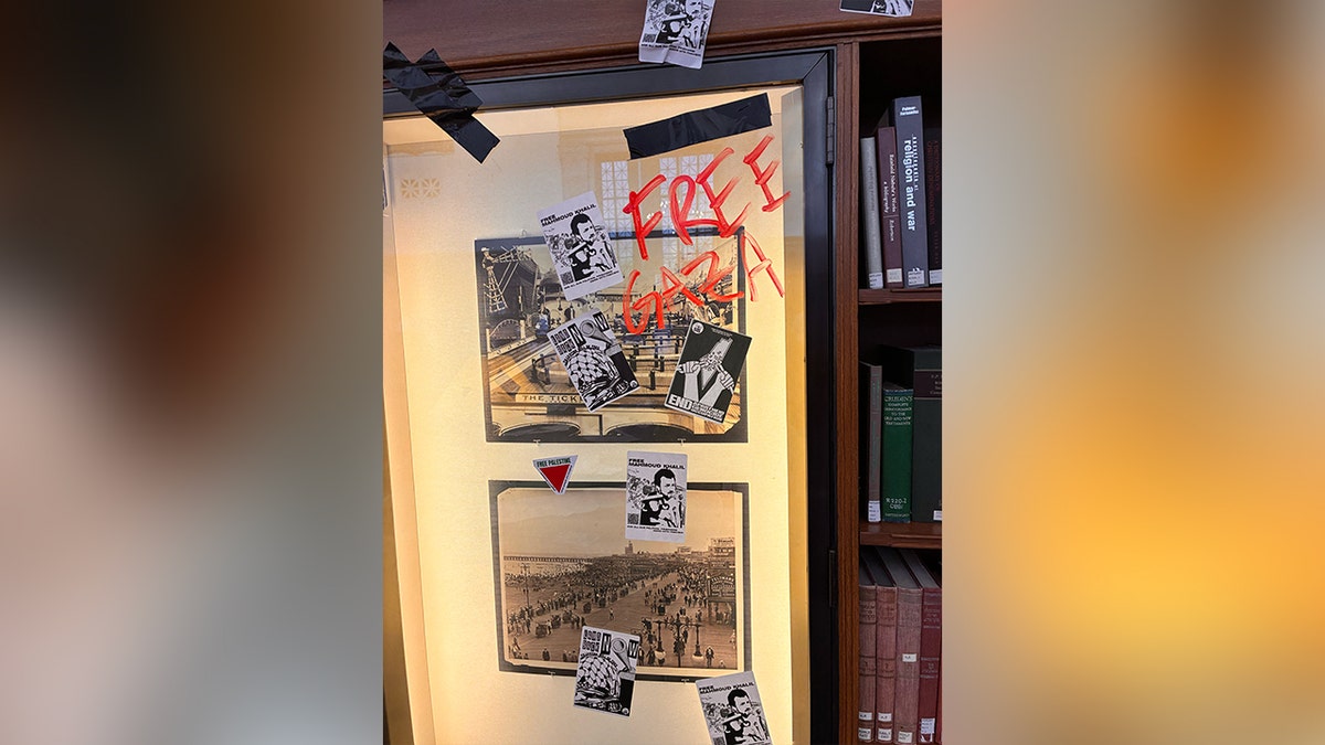 Pro-Hamas slogans scrawled on property of Columbia University