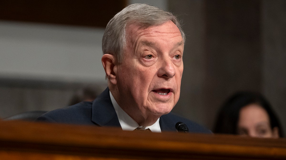 Sen. Dick Durbin closeup shot