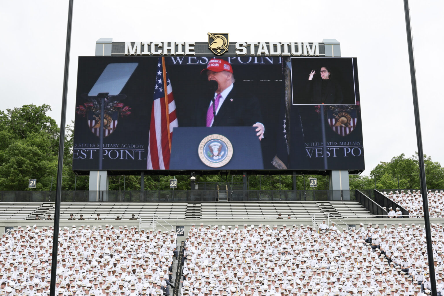 Donald Trump’s ‘Trophy Wife’ Remarks in West Point Speech Raise Eyebrows