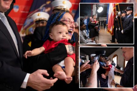 Mom tearfully reunites with NYC EMS workers who helped save her and baby: ‘Miracles happen’