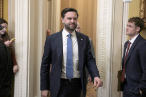 JD Vance Casts Tiebreaking Vote to Defeat Democrats on Trump Tariff Plan